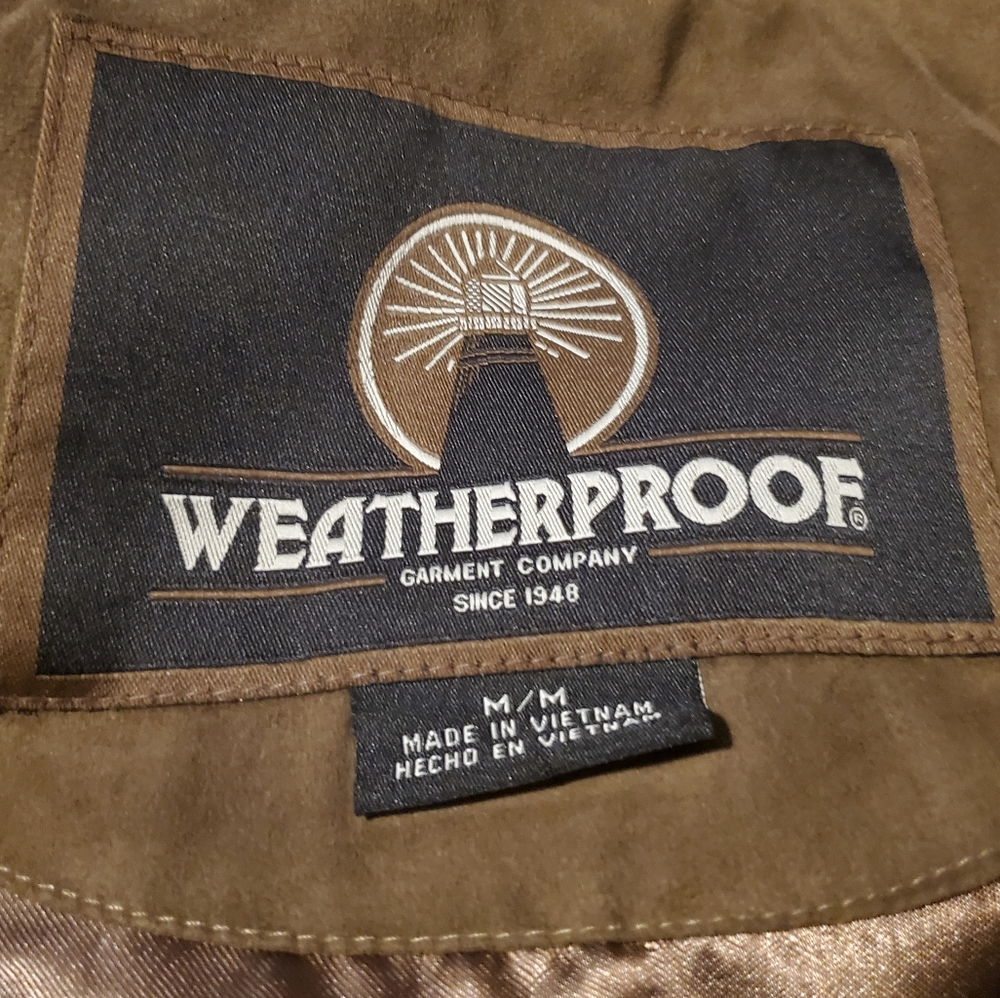 Weatherproof Brown Jacket Size Medium - image 3